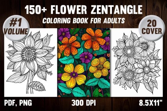 Download Flower Zentangle Coloring Pages - Zentangle Collection